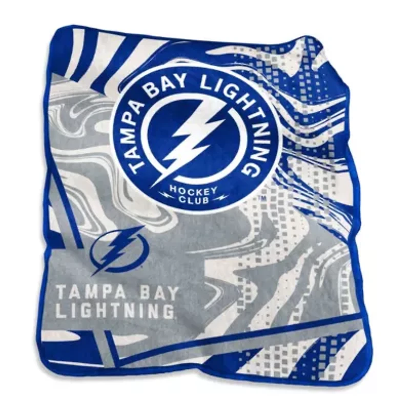 NHL Tampa Bay Lightning 50" x 60" Swirl Raschel Throw Blanket