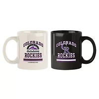 MLB Colorado Rockies Two-Pack 15oz. Color Mug Set