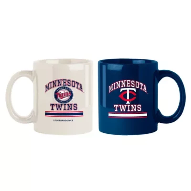 MLB Minnesota Twins Two-Pack 15oz. Color Mug Set