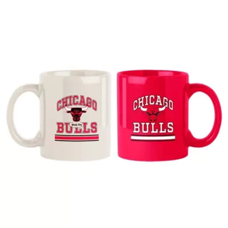 NBA Chicago Bulls Two-Pack 15oz. Color Mug Set