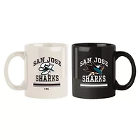 NHL San Jose Sharks Two-Pack 15oz. Color Mug Set