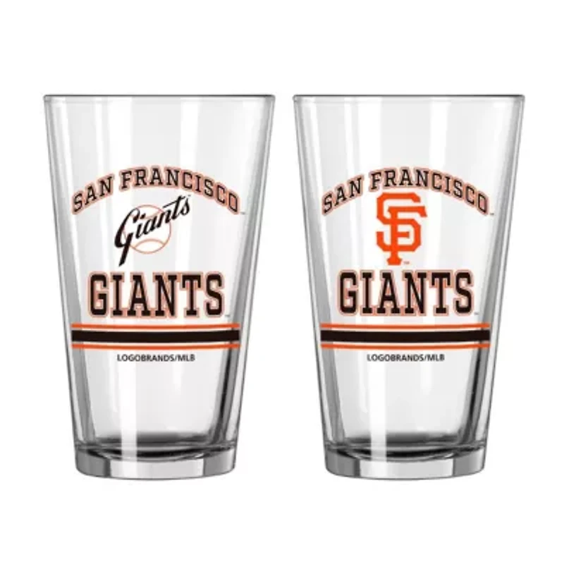 MLB San Francisco Giants 16oz. Pint Glass Two Pack