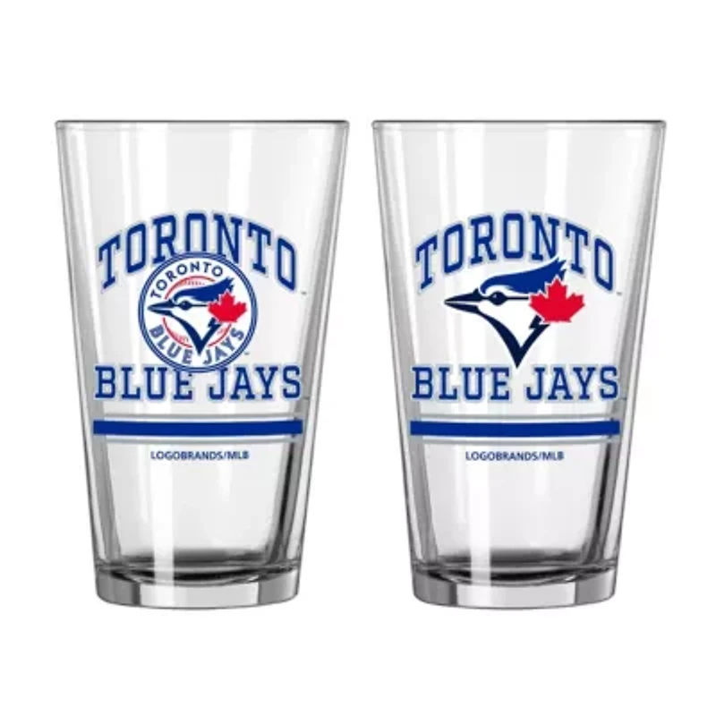 Toronto Blue Jays MLB Toronto Jays 16oz. Pint Glass Two Pack
