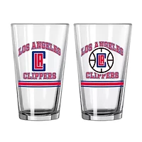 Los Angeles Clippers NBA LA Clippers 16oz. Pint Glass Two Pack