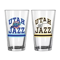 NBA Utah Jazz 16oz. Pint Glass Two Pack