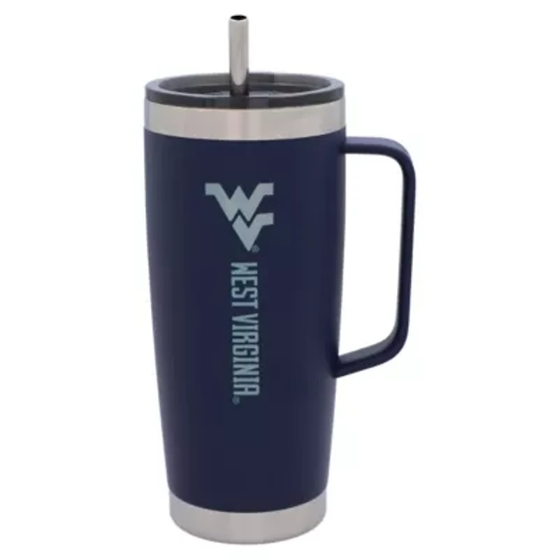 NCAA West Virginia Mountaineers 26oz. Team Color Roadie Tumbler with Handle