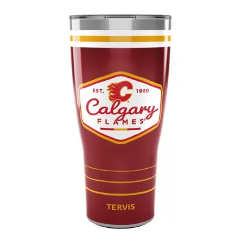 NHL Calgary Flames 30oz. Retro Stainless Tumbler