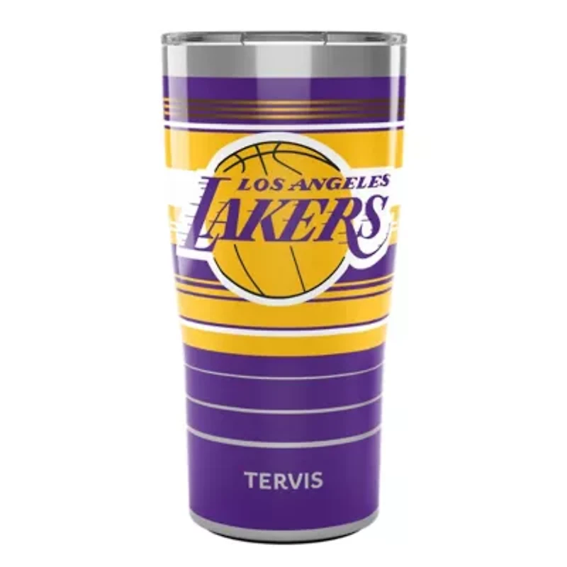 NBA Los Angeles Lakers 20oz. Hype Stripes Stainless Tumbler