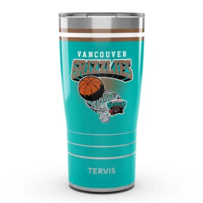 NBA Memphis Grizzlies 20oz. Vintage Stainless Tumbler