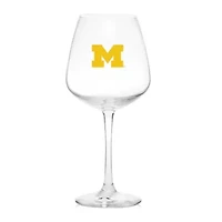 NCAA Michigan Wolverines 18oz. Stemmed Glass