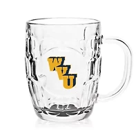 NCAA West Virginia Mountaineers 20oz. Dimpled Glass Mug