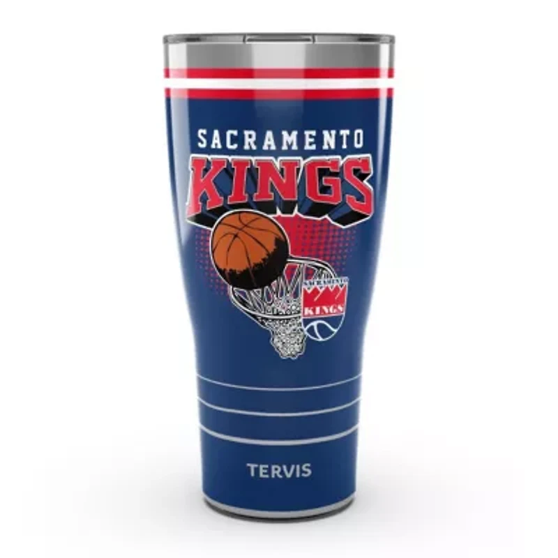 NBA Sacramento Kings 30oz. DuraPrint™️ Vintage Stainless Travel Tumbler