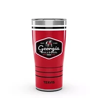 NCAA Georgia Bulldogs 20oz. Vintage DuraPrint™️ Stainless Travel Tumbler