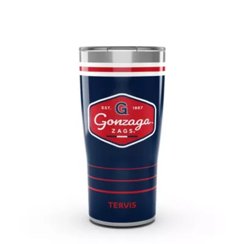 Gonzaga University Bulldogs NCAA Gonzaga Bulldogs 20oz. Vintage DuraPrint™️ Stainless Travel Tumbler