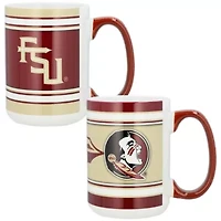 NCAA Florida State Seminoles 15oz. Home & Away 2-Pack Mug Set