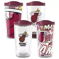 NBA Miami Heat Four-Pack 16oz. Classic Tumbler Set