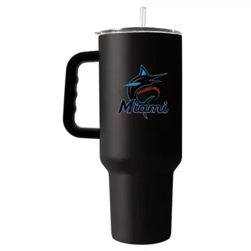 MLB Miami Marlins 40oz. Travel Tumbler with Handle