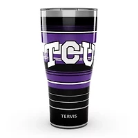 NCAA TCU Horned Frogs 30oz. Hype Stripes Stainless Tumbler