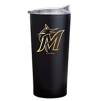 MLB Miami Marlins Foil 20oz. Powder Coat Tumbler