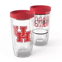 NCAA Houston Cougars 2-Pack 16oz. Competitor & Emblem Tumbler Set