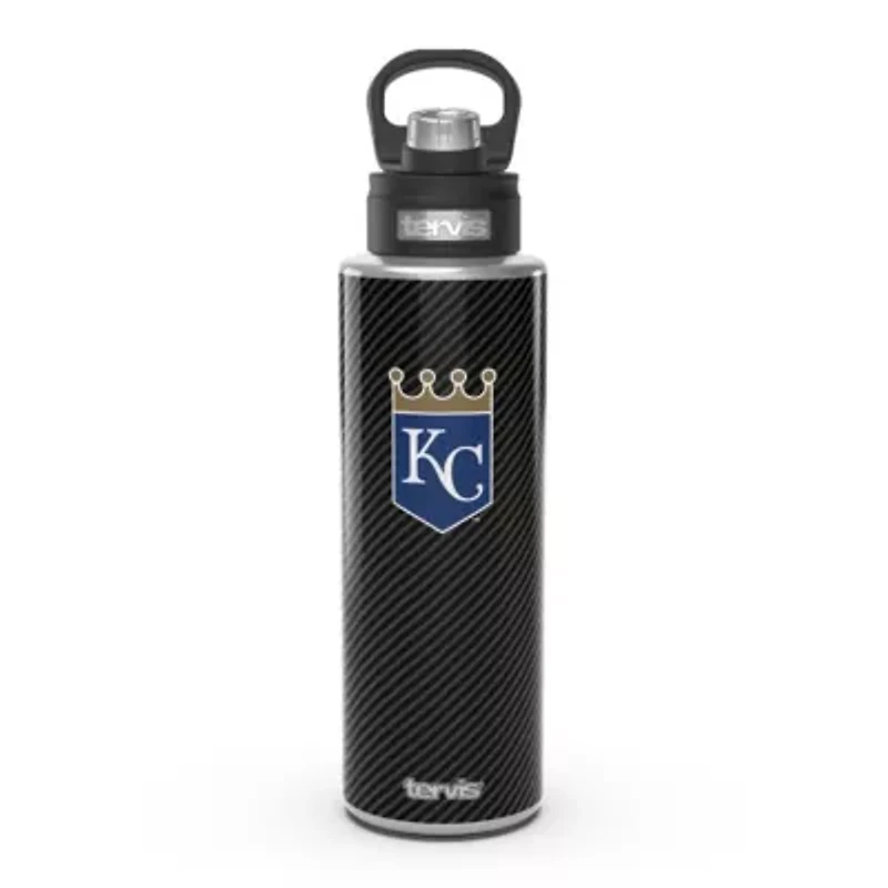 MLB Kansas City Royals 40oz. Carbon Fiber Wide Mouth Water Bottle
