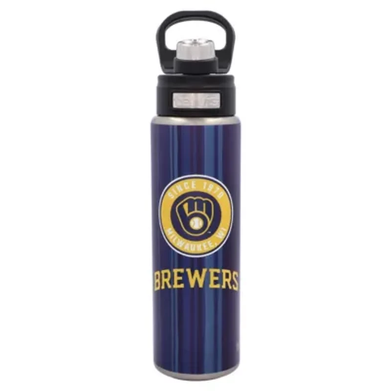 MLB Milwaukee Brewers 24oz. All In Wide Mouth Water Bottle