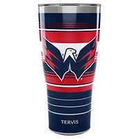 NHL Washington Capitals 30oz. Hype Stripes Stainless Tumbler