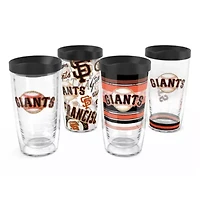 MLB San Francisco Giants Four-Pack 16oz. Classic Tumbler Set
