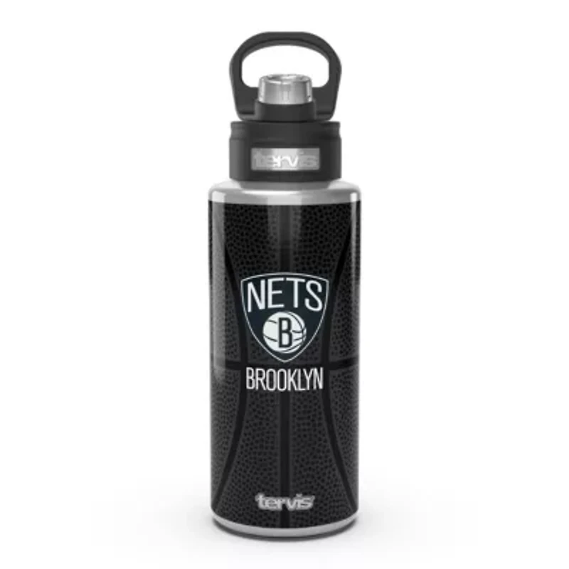 NBA Brooklyn Nets 32oz. Stainless Wide Mouth Water Bottle