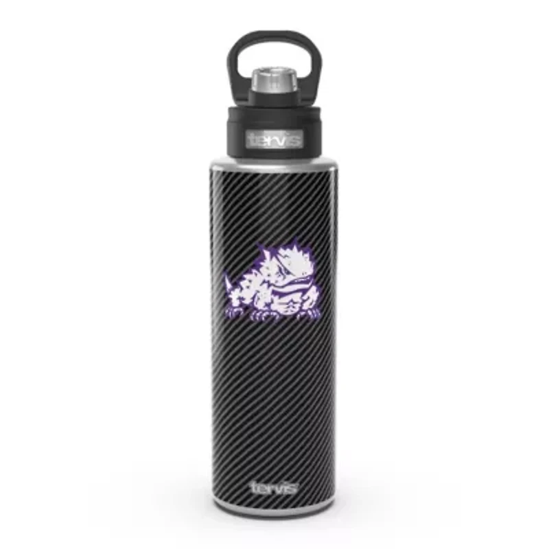 NCAA TCU Horned Frogs 40oz. Carbon Fiber Wide Mouth Water Bottle