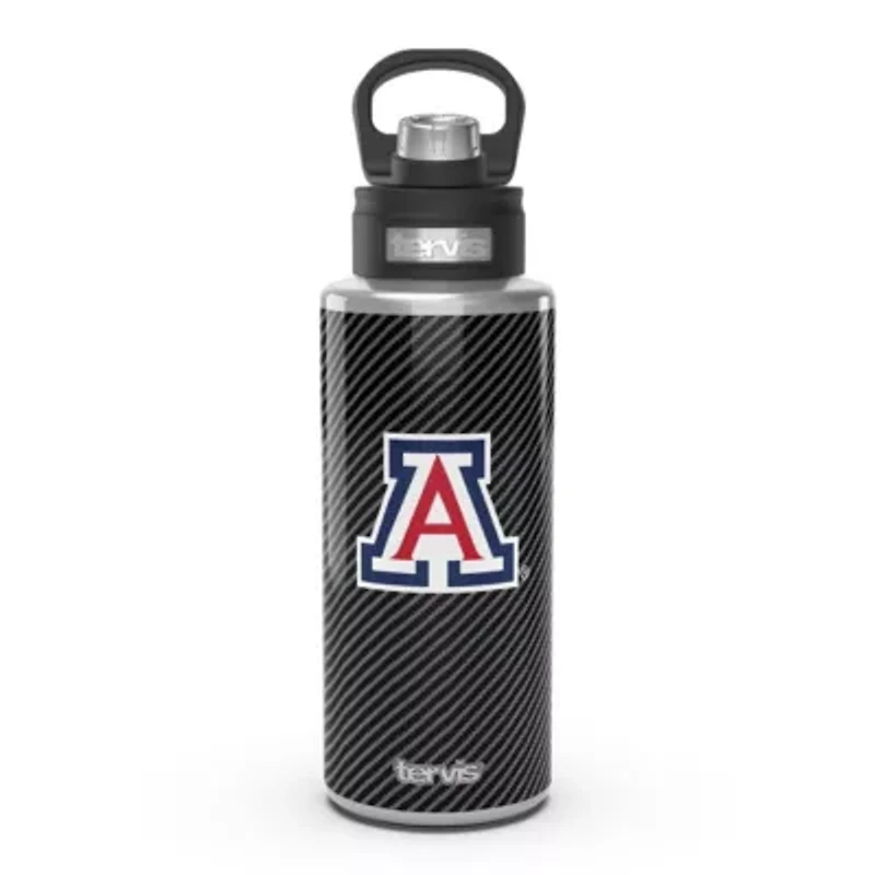 NCAA Arizona Wildcats 32oz. Carbon Fiber Wide Mouth Water Bottle