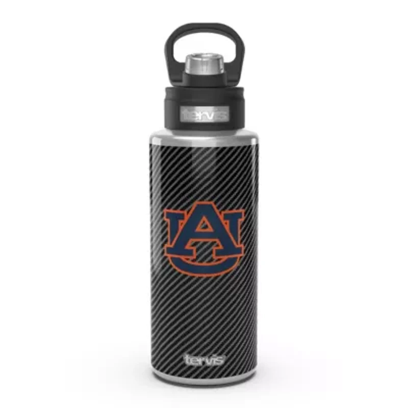 NCAA Auburn Tigers 32oz. Carbon Fiber Wide Mouth Water Bottle