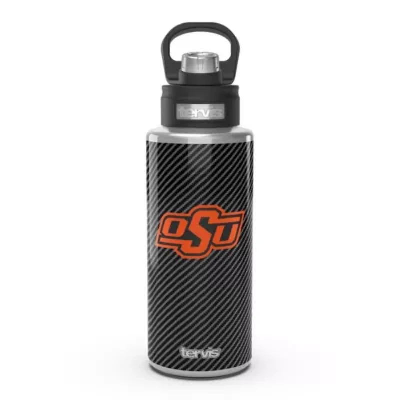 NCAA Oklahoma State Cowboys 32oz. Carbon Fiber Wide Mouth Water Bottle