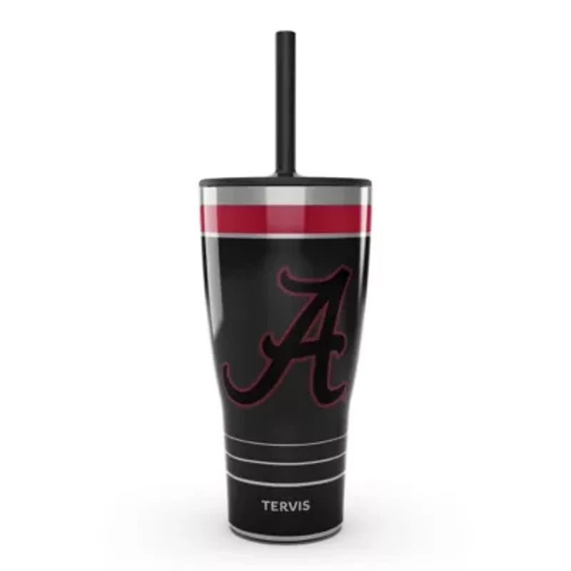 Alabama Crimson Tide NCAA Alabama Tide 30oz. Night Game Tumbler with Straw