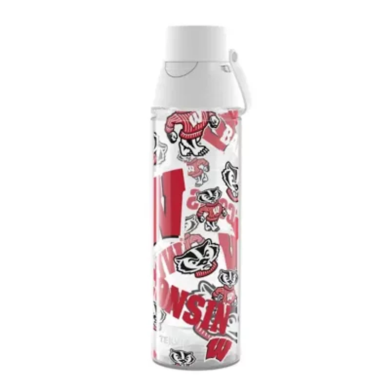 NCAA Wisconsin Badgers 24oz. Allover Venture Lite Water Bottle