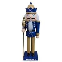 MLB Kansas City Royals 12" Wooden Nutcracker Statue