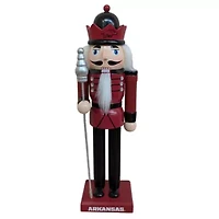 NCAA Arkansas Razorbacks 12" Wooden Nutcracker Statue