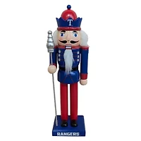 MLB Texas Rangers 12" Wooden Nutcracker Statue