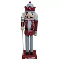 Alabama Crimson Tide NCAA Alabama Tide 12" Wooden Nutcracker Statue