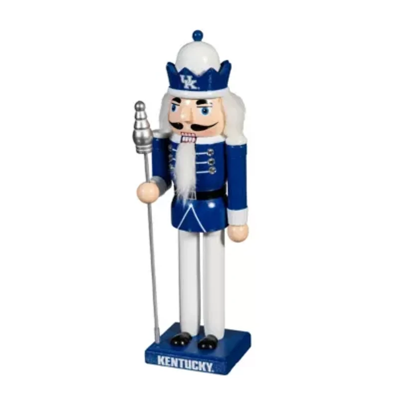 NCAA Kentucky Wildcats 12" Wooden Nutcracker Statue