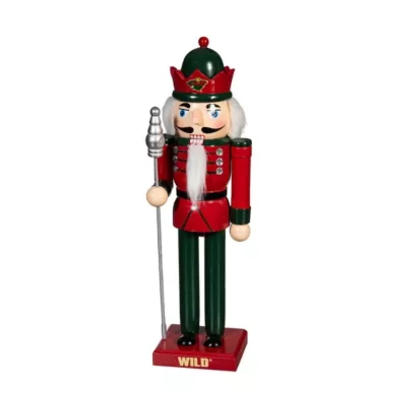 NHL Minnesota Wild 12" Wooden Nutcracker Statue