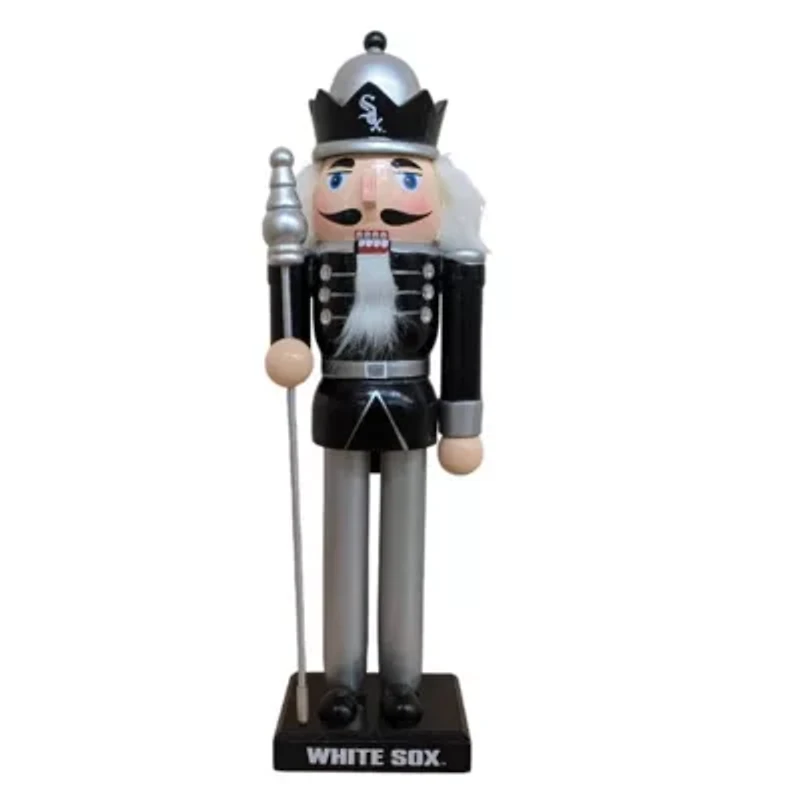 Chicago White Sox MLB Chicago Sox 12" Wooden Nutcracker Statue