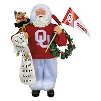 NCAA Oklahoma Sooners 12" Proud Santa