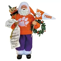 NCAA Clemson Tigers 12" Proud Santa