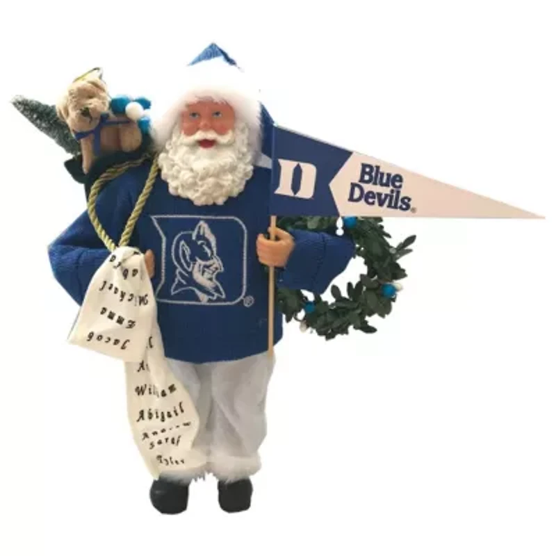 Duke Blue Devils NCAA Duke Devils 12" Proud Santa