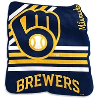 MLB Milwaukee Brewers 50'' x 60'' Plush Raschel Throw