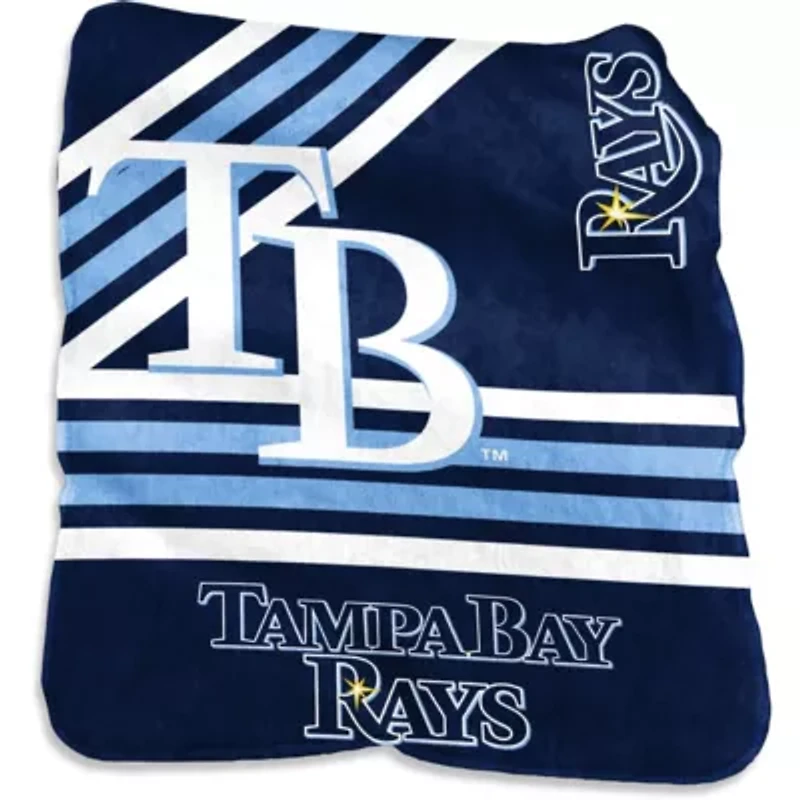 MLB Tampa Bay Rays 50'' x 60'' Plush Raschel Throw Blanket
