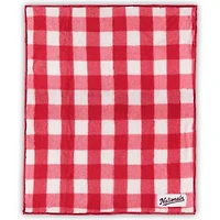 MLB Washington Nationals 50'' x 60'' Buffalo Check Frosty Fleece Blanket