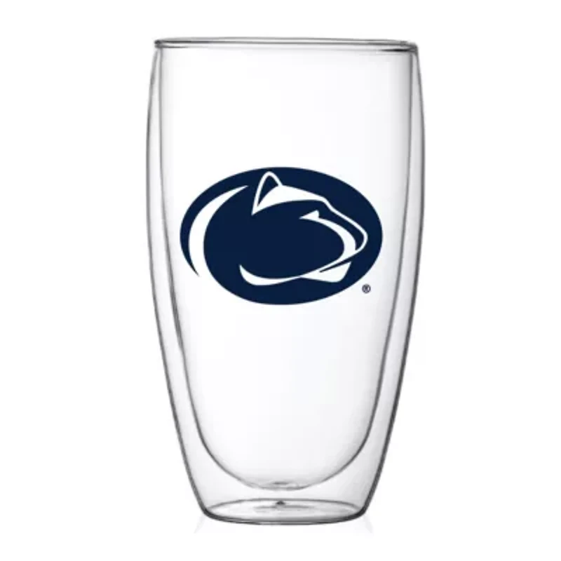NCAA Penn State Nittany Lions 15oz. Double Wall Thermo Glass