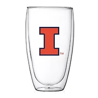 NCAA Illinois Fighting Illini 15oz. Double Wall Thermo Glass